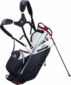 Big Max Aqua Eight G Borsa da golf Stand Bag White/Black/Merlot