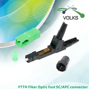 FTTH Fiber Optic Fast SCAPC Connector FTTH Fast Connector 100pcs