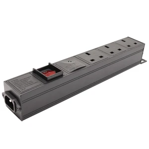 Power Distribution Unit C14 Input UK Socket 3-8 Ways with Surge Protector 3500W Power Outlet Extension