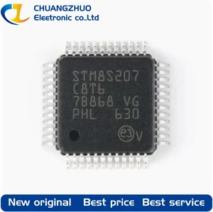 1Pcs New original STM8S207C8T6 6KB 38 STM8 24MHz 2.95V~5.5V FLASH 64KB LQFP-48(7x7) Microcontroller Units