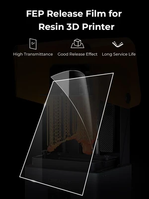 CREALITY 5PCS FEP Release Film for HALOT-MAGE PRO HALOT-MAGE and Other 10-inch Products Resin 3D Printer