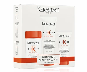 Darčeková cestovná sada pre suché vlasy Kérastase Nutritive Essentials Set + darček zadarmo