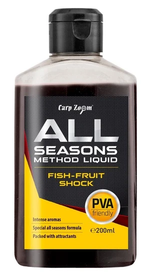 Carp zoom booster all season method liquid 200 ml - fish fruit shock