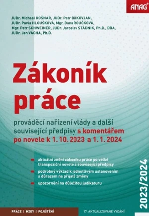 Zákoník práce, prováděcí nařízení vlády a další související předpisy - Petr Bukovjan, Pavla Hloušková, Jaroslav Stádník, Petr Schweiner, Mgr. Dana Rou