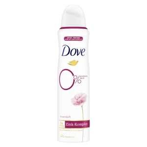 DOVE 0% ALU Růže a Jasmín deodorant sprej 150 ml