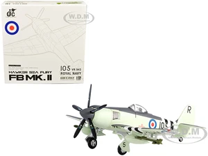 Hawker Sea Fury FB MK. II Fighter Aircraft "Royal Navy No. 804 Squadron FAA HMS Glory Korean War" (1951) 1/72 Diecast Model by JC Wings