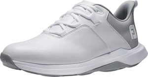 Footjoy ProLite White/Grey 47 Chaussures de golf pour hommes