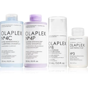 Olaplex The Ultimate Enhancing, Detoxing & Hydrating Kit for Blondes posilňujúca starostlivosť pre blond vlasy