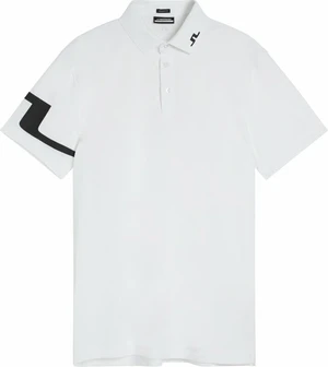 J.Lindeberg Heath Regular Fit Golf White S Tricou polo