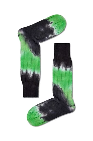 Ponožky Happy Socks Just Bee Crew Sock zelená farba