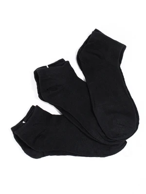 Damensocken Schwarz 3-Pack