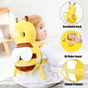 Head Back Protector Baby Protect Pillow Learn Walk Head Protector Cushion Anti Fall Backward Cap Carry Cartoon Kids Safe Bibi