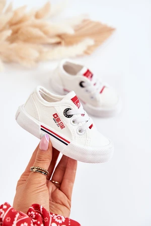 Kids Classic Sneakers Big Star - white