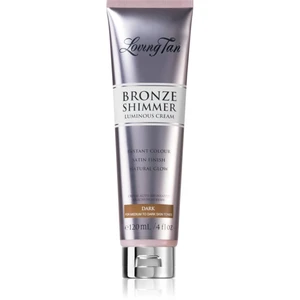 Loving Tan Bronze Shimmer samoopaľovací krém odtieň Dark 120 ml