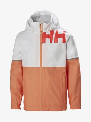 Bielo-marhuľová dievčenská ľahká bunda HELLY HANSEN