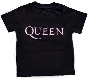 Queen Camiseta de manga corta Pink Logo Kids Black 2 Years