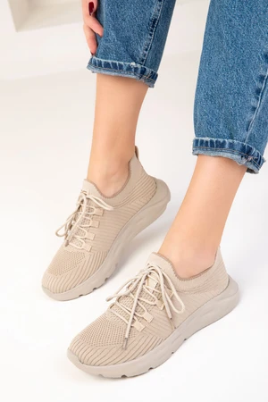 Soho Beige Women's Sneakers 18798