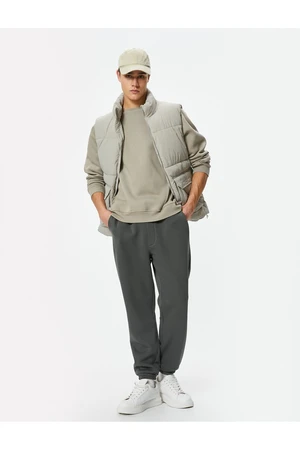 Koton Jogger Sweatpants with Lace Waist and Pocket Detail with Ribbon