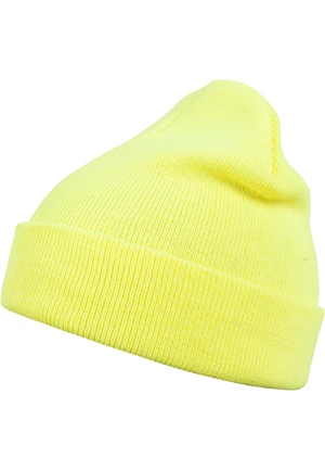 Basic Flap beanie neonyellow