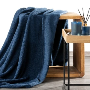 Eurofirany Unisex's Blanket 438724 Navy Blue