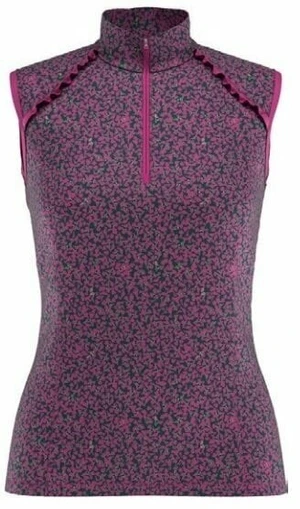 Callaway Mini Floral Mock Lilac Rose XS Chemise polo