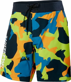 Helly Hansen Men's HP Board Shorts 9" 2.0 Azid Lime Camo 30 Férfi fürdőruházat