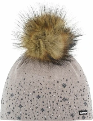 Eisbär Rana Lux Crystal Beanie Brushed Silver/Anthrazit/Beige UNI Téli sapka