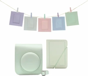 Fujifilm Instax Mini 12 Accessory Kit Green Cas de l'appareil photo