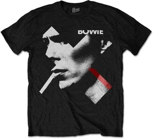 David Bowie T-Shirt X Smoke Red Unisex Black 2XL