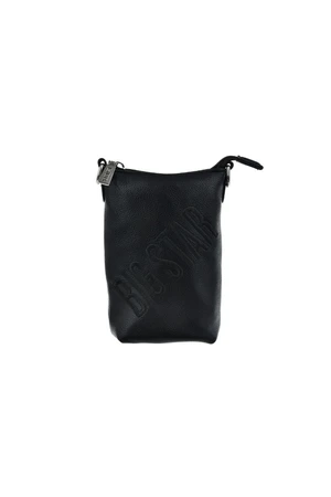 Small Leather Handbag Big Star Eco Black