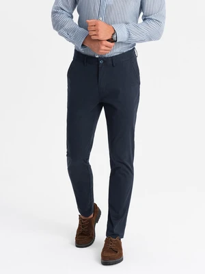 Ombre Men's uniform REGULAR FIT chino pants - navy blue