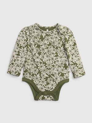 GAP Baby body organic s květy - Holky