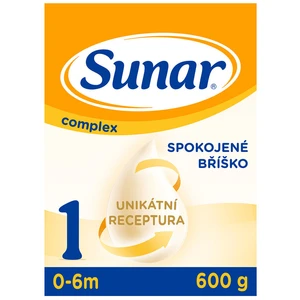 Sunar Complex 1 600 g,SUNAR Complex 1 Mlieko počiatočné 600 g