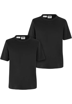 Boys' T-shirt made of organic cotton base - 2pcs - black