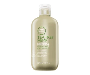 Regenerační kondicionér a tělové mléko s konopným olejem Paul Mitchell Tea Tree Hemp - 300 ml (201333) + dárek zdarma