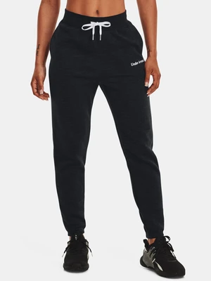 Under Armour Essential Script Pant-BLK - Women