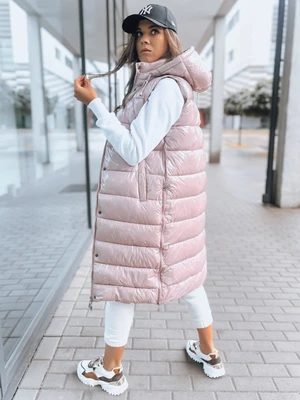 Women's quilted vest GANTINI pink Dstreet