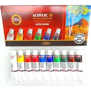 Koh-i-noor Sada akrylových farieb 10 x 16 ml