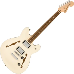 Fender Squier Affinity Series Starcaster Deluxe LRL Olympic White Gitara semi-akustyczna