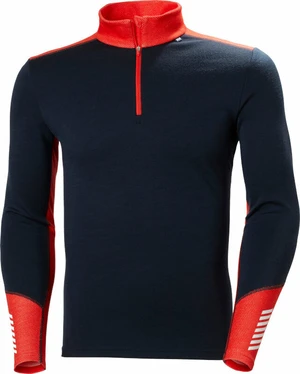 Helly Hansen Lifa Merino Midweight 1/2 Zip Navy M Lenjerie termică