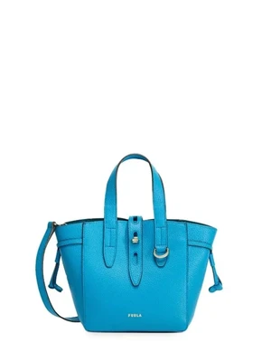 Kabelka - FURLA NET MINI TOTE modrá