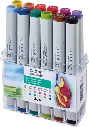 Copic Classic Fixy Summer Colours 12 ks