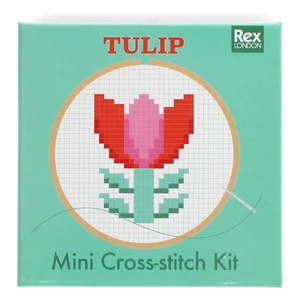 Zestaw kreatywny Cross-stitch Kit Tulip – Rex London