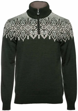 Dale of Norway Winterland Mens Merino Wool Sweater Dark Green/Off White/Mountainstone XL Jersey Camiseta de esquí / Sudadera con capucha