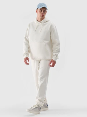 Tepláky typu jogger unisex - krémové