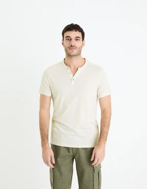 Celio T-shirt henley Cegeti - Men's