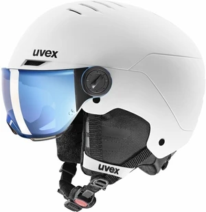 UVEX Rocket Junior Visor White/Black Mat 51-55 cm Cască schi