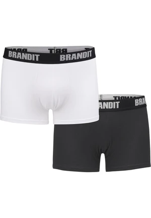 Boxerky Logo 2er Pack wht/blk