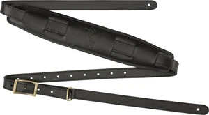 Fender Mustang Saddle Strap Long Black Correa de guitarra Black