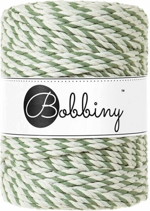 Bobbiny 3PLY Macrame Rope 5 mm Magic Green Špagát